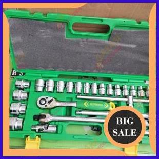 kunci sok set 24 pcs TEKIRO 8 - 32 mm kunci sock kunci shock socket set tekiro 1M4R23 suku cadang