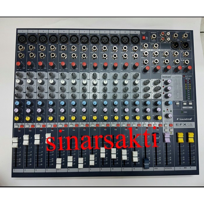 Audio Mixer Soundcraft Efx 12/Efx12 12 Channel