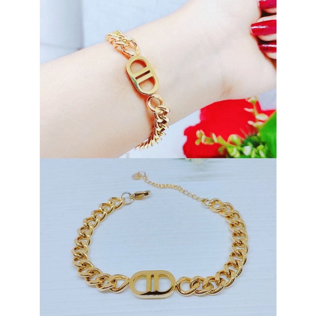 Set Titanium Perhiasan Kalung Dan Gelang P222