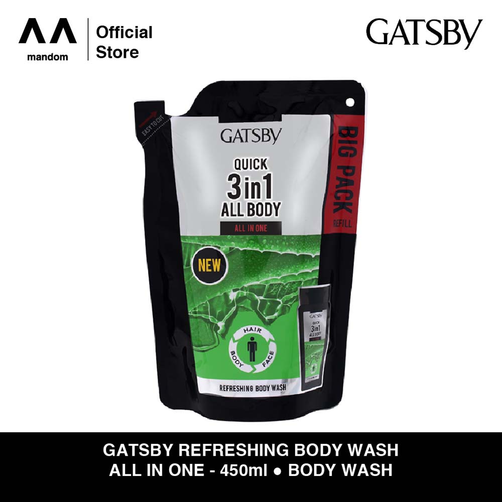 GATSBY Refreshing Body Wash Refill 450 ml