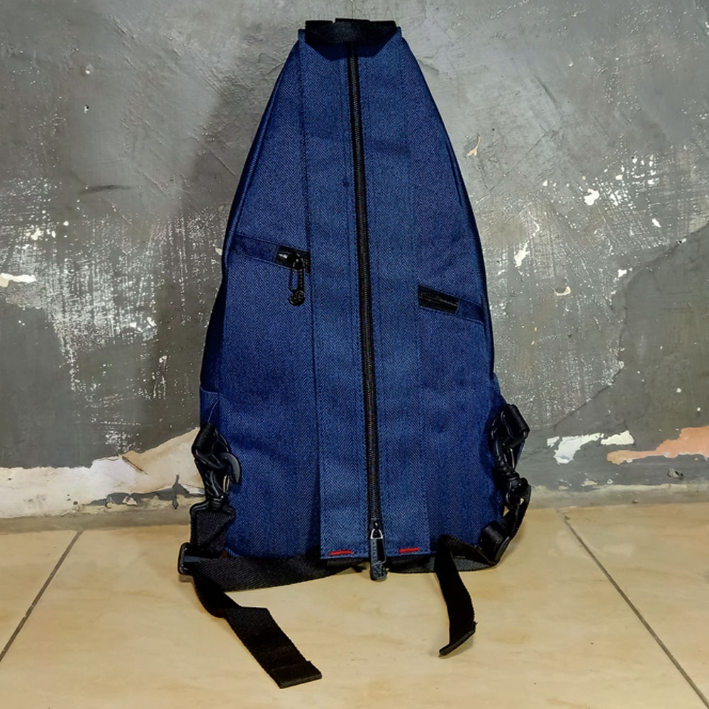 Carboni Sling Bag Bisa Untuk Tas Tali Satu Bisa Untuk Tas Ransel Pria AA0023 - Blue Original