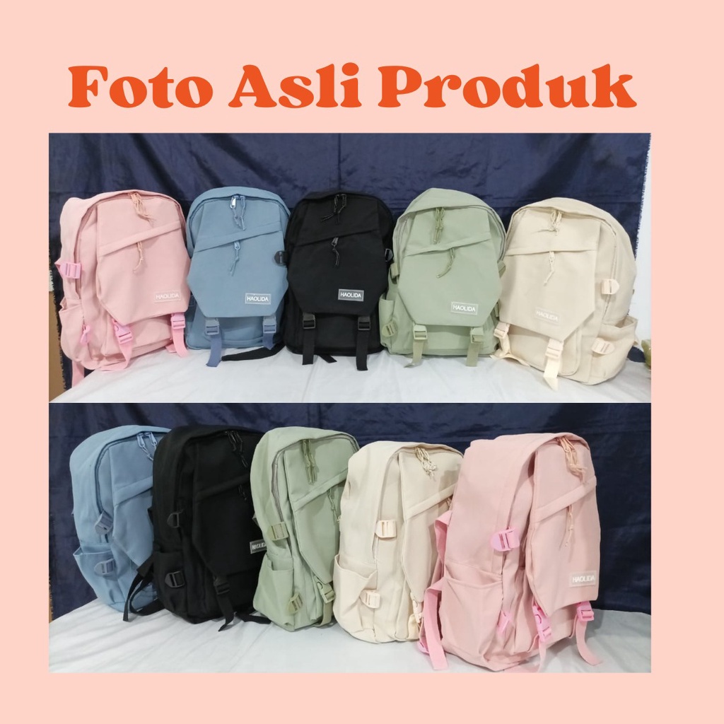 MB / Tas Ransel Sekolah Cewek Fashion Kekinian Backpack Kampus /Kuliah W01