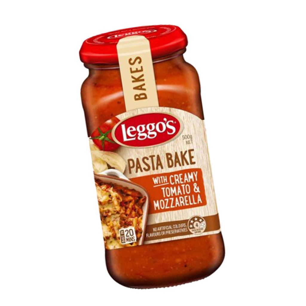 LEGGOS PASTA BAKE WITH CREAMY TOMATO&amp; MOZZARELLA 500g