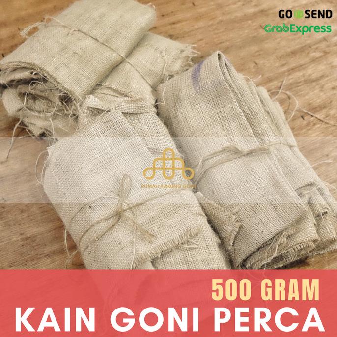 HOT PROMO Kain Goni Perca - Bahan Kain Goni - Kain Goni Kiloan