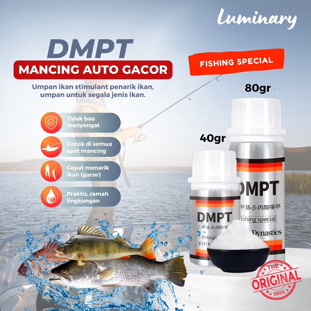 Original DMPT umpan pancing bubuk essen essence stimulant mancing untuk penarik segala jenis ikan