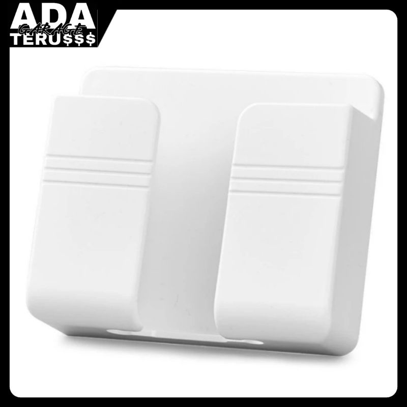 Stand Handphone Holder HP Tempel Dinding Charger HP Tempel Tembok Warna Putih