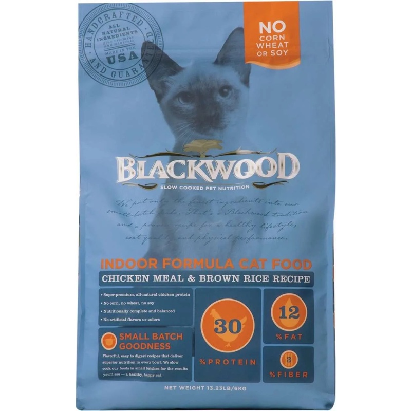 Blackwood INDOOR Cat Adult Rasa Chicken dan Rice 4 LB