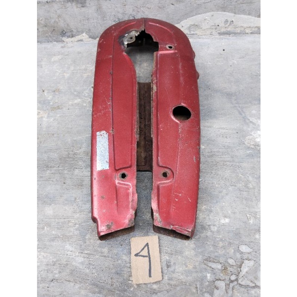 katengkas tutup rantai stangkas honda gl 100 125 cb k5 merah original paint no 4