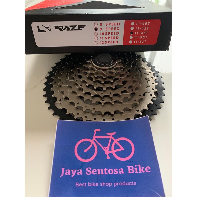 TERMURAH!!! Sprocket Sepeda 9 Speed 11-46 T / RAZE / Realpict