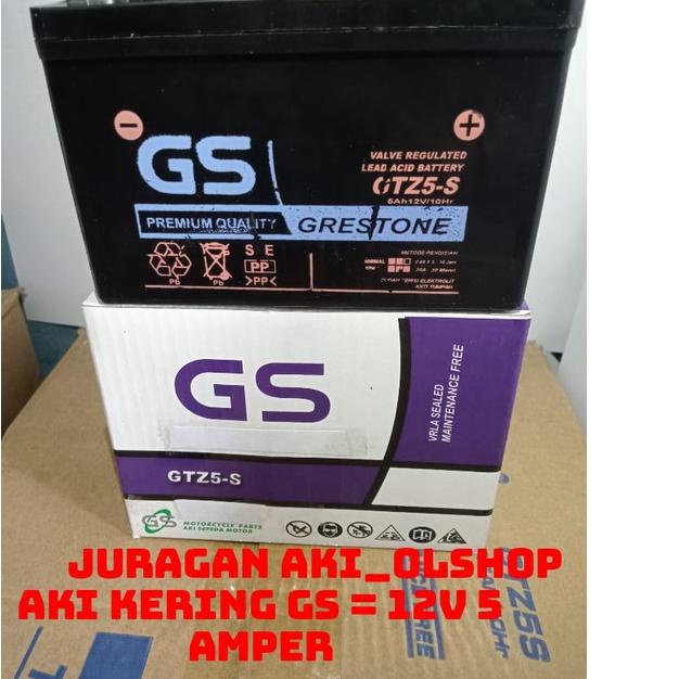 ● aki motor beat fi karbu vario 110 karbu xeon vixion spacy supra x 125 byson GS GTZ5S berkualitas ♥