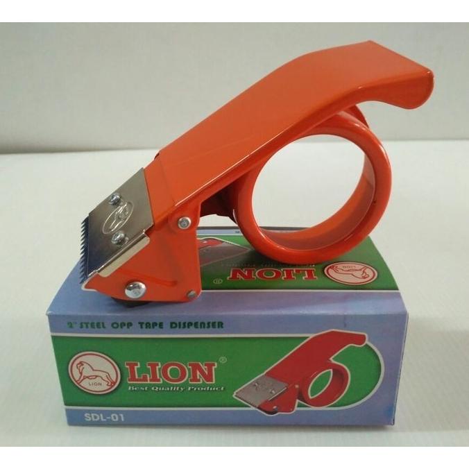 

PEMOTONG LAKBAN/ TAPE DISPENSER LION 2 NEW BESI SDL-01 621144442 PROMO