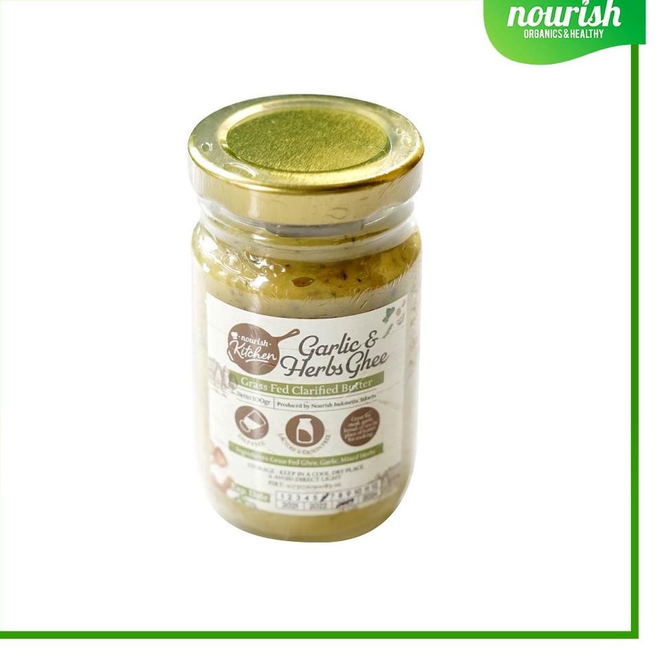 

✸ Ghee Garlic & Herbs (Grass Fed Ghee Clarified Butter) 100 gr ✮