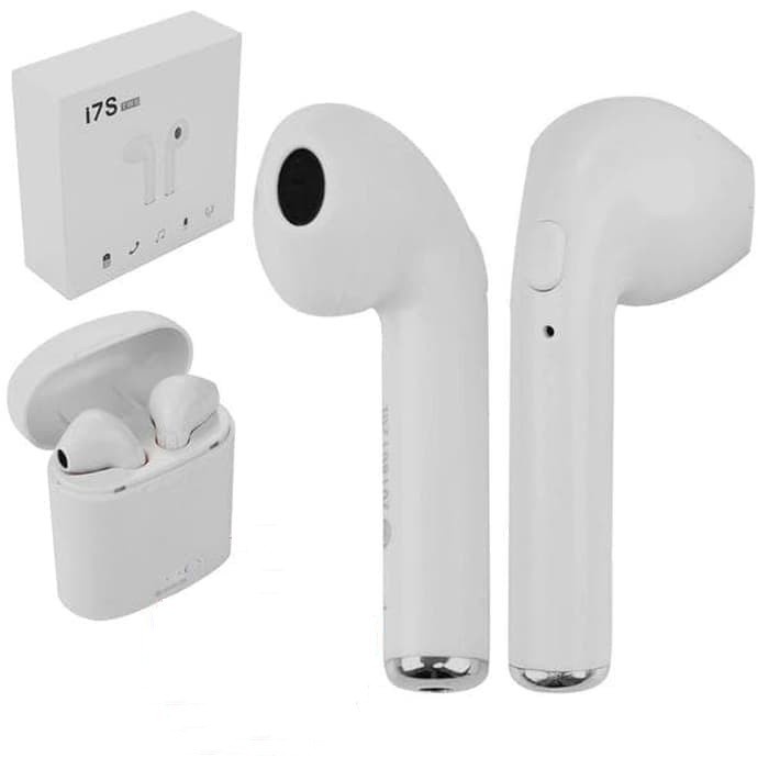 [GROSIR] EARPHONE HEADSET WIRELESS I7S EARBUDS INPODS HEADSET BLUETOOTH HBQ TWS MINI STEREO SUPER BASS