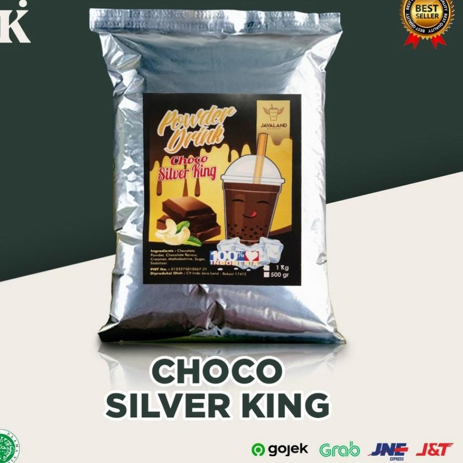 

acp08 Powder Choco Silverking Bubuk Minuman Bubble Drink Javaland 1 kg .,,.,.,