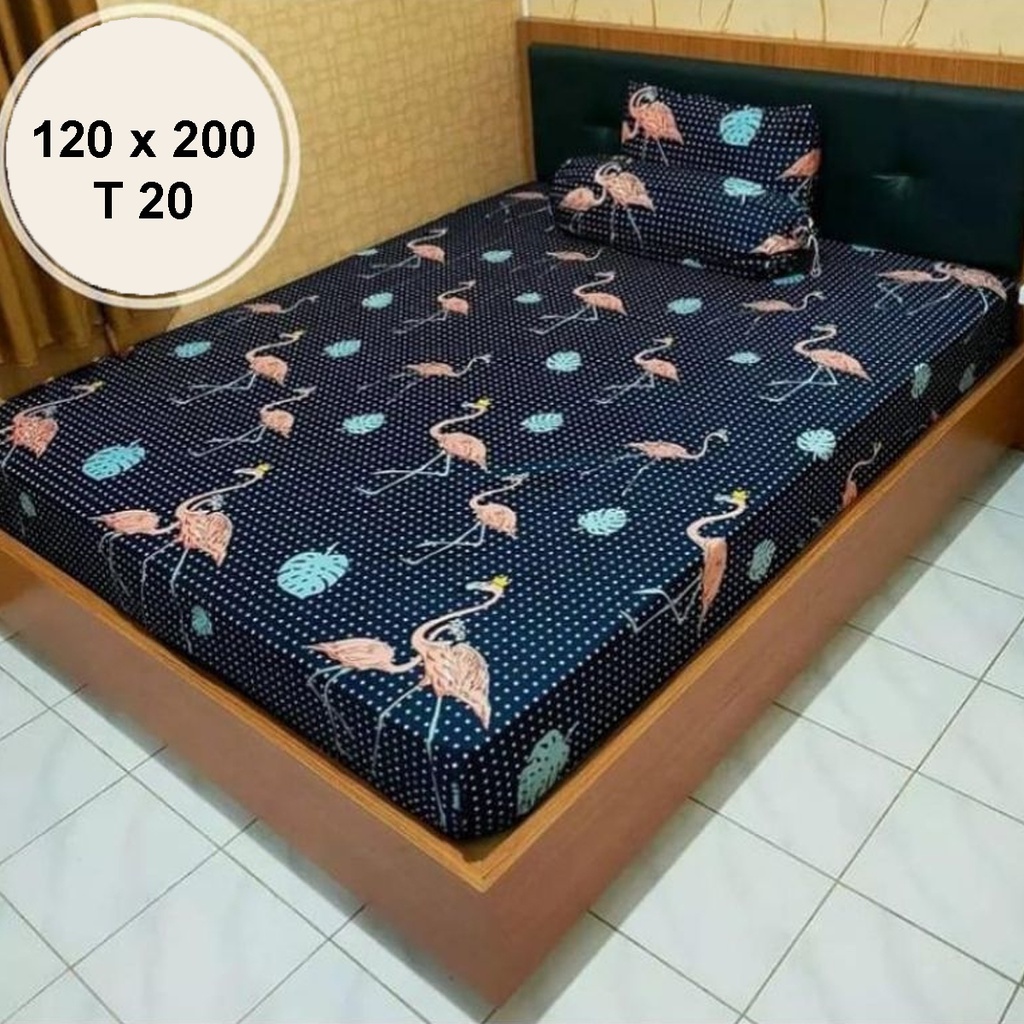 ✅COD Paket Sprei Seprei 120x200 Aneka Motif Dan 2 Sarung Bantal Guling Homemade Katun Premium Dekor Dekorasi Kamar Perlengkapan Rumah