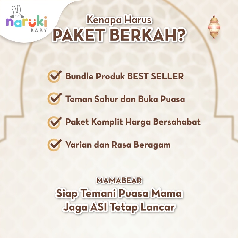 Mama Bear Teh Pelancar Asi PROMO Paket Berkah Hemat isi 4 Produk