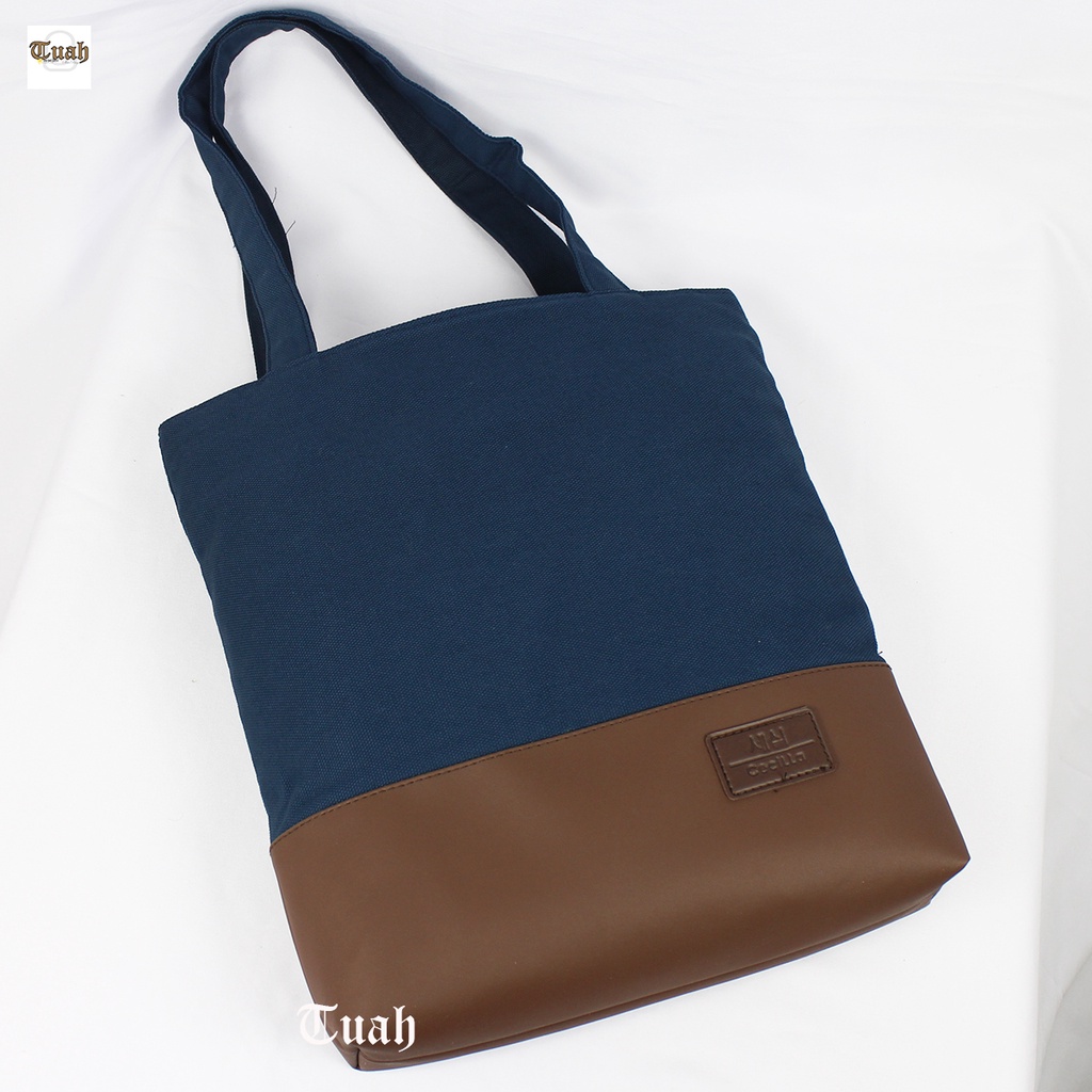 TUAH SLIM BAGS Tote Bag Kanvas CeciLLa Premium Series High quality Cv - 12 / / Totebag Kuliah Wanita Elegan / Totebag Sekolah Wanita Terbaru/ Totebag Koreaan Style Wanita / Tas Bahu Wanita/Tas Wanita Terbaru Kekinian &amp; Terlaris