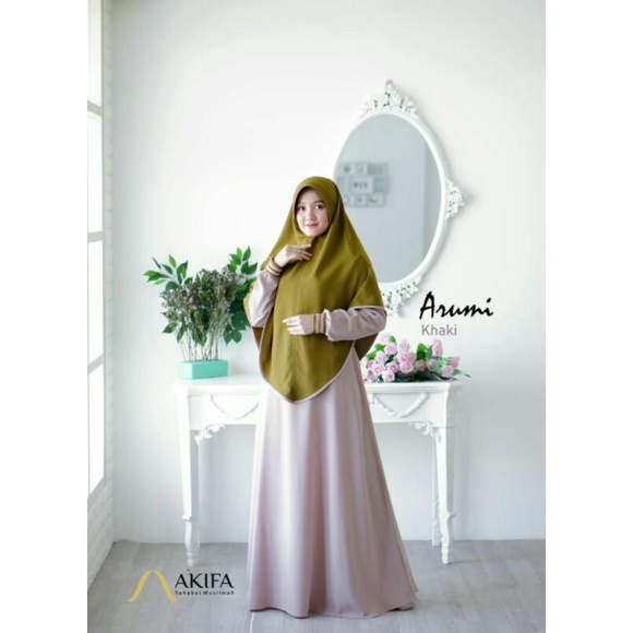 Gamis set khimar Arumi by Akifa