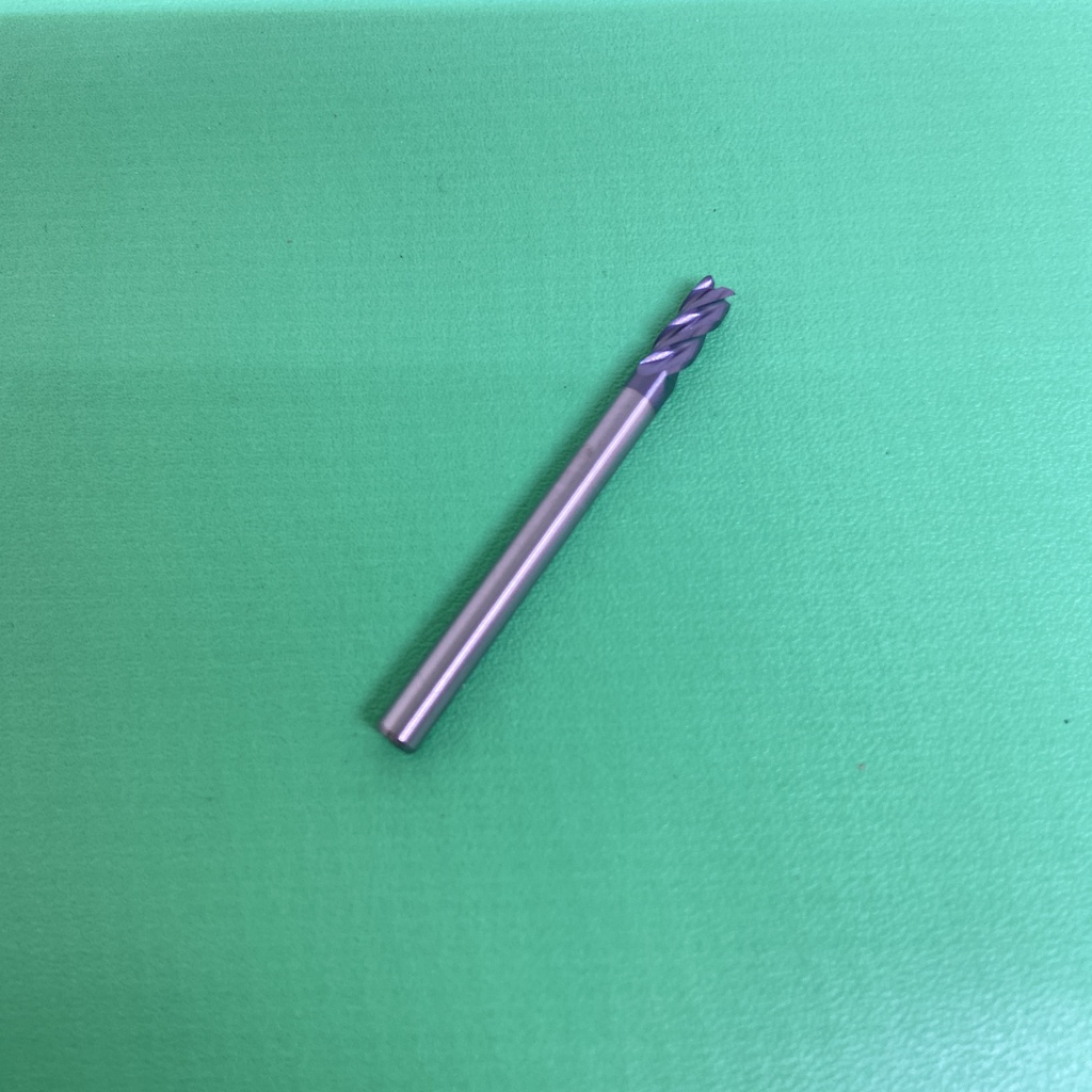 Endmill 4 mm Carbide seken Endmill 4mm bekas layak pakai