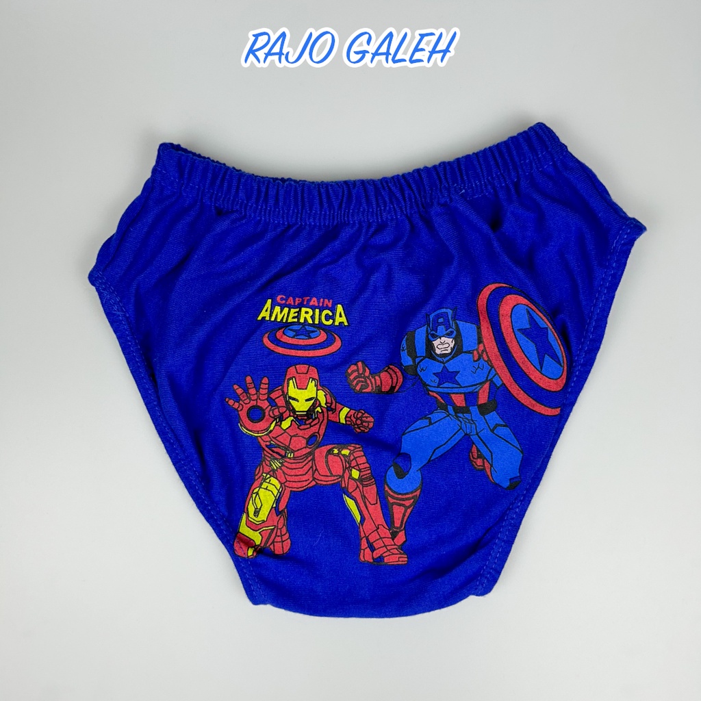 3 pcs Celana Dalam Anak Cowok Laki Laki / CD Anak Cowok Kartun KARAKTER / SIZE S M L XL