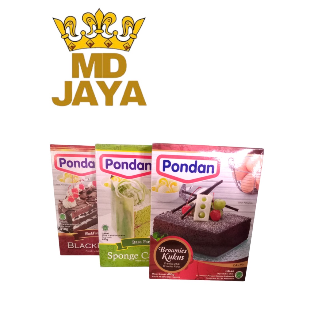 

Premiks Pondan Blackforest / Brownies Kukus / Sponge Cake Mix 400gr