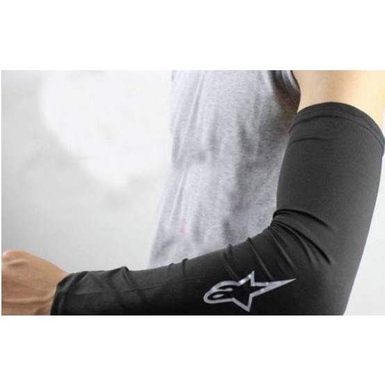 MANSET ALPINESTAR SARUNG LENGAN ARM SLEEVE COVER MOTOR REFLECT