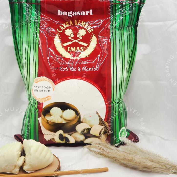 

♥ TEPUNG CAKRA KEMBAR EMAS ROTI PAO & MANTAO 5 KG ♝
