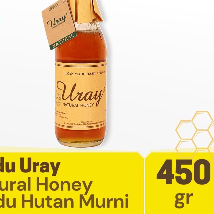 

► Uray Natural Honey 450gr - Murni - Hutan Asli ✭