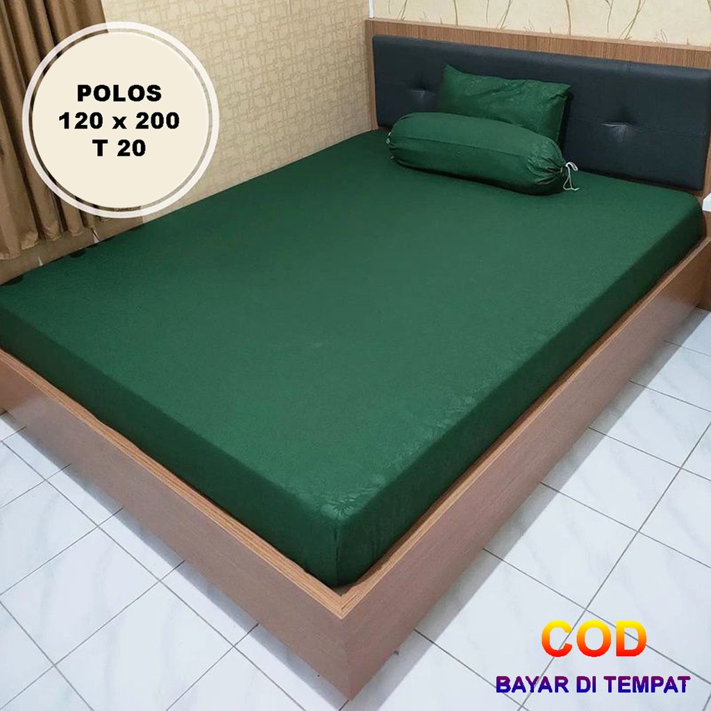 ✅COD Set Sprei Seprei 120x200 Dan 2 Sarung Bantal Guling Homemade Katun Embos Polos Perlengkapan Dekorasi Kamar Rumah Terbaru