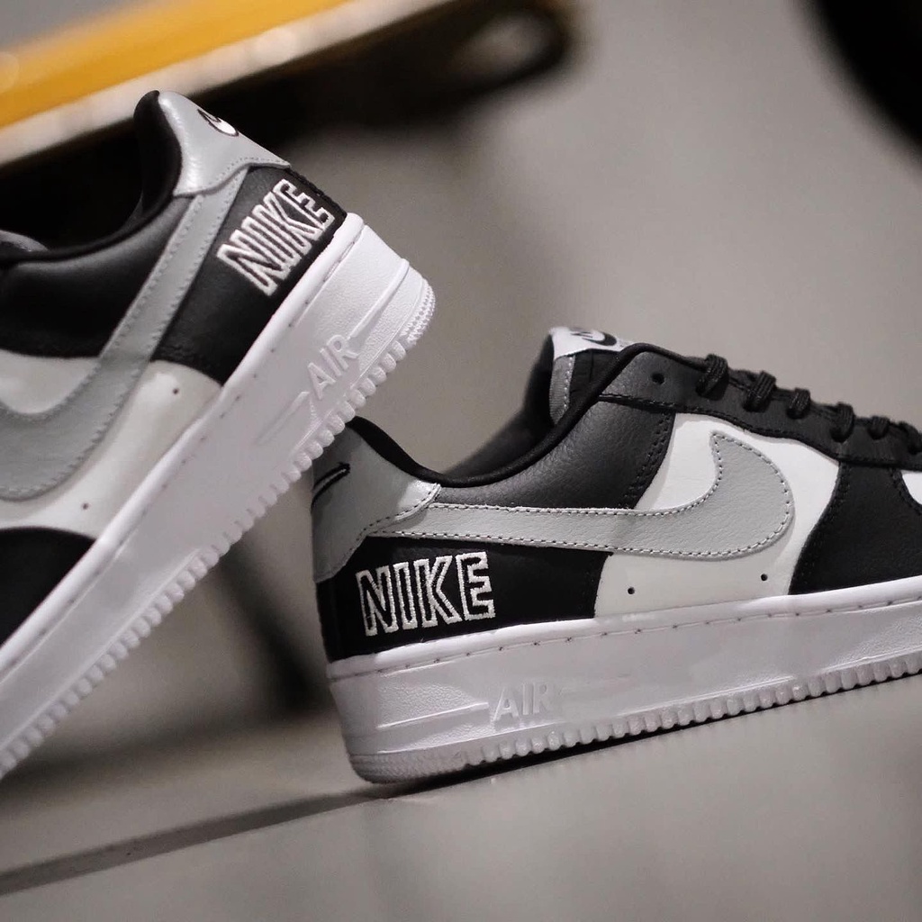 NIKE AIR FORCE 1 LV8 EMB BLACK SILVER