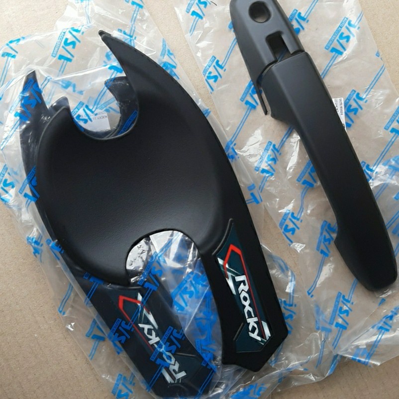 JSL Paket Cover Handle Outer Hitam Doff Mobil ROCKY 2022-2023