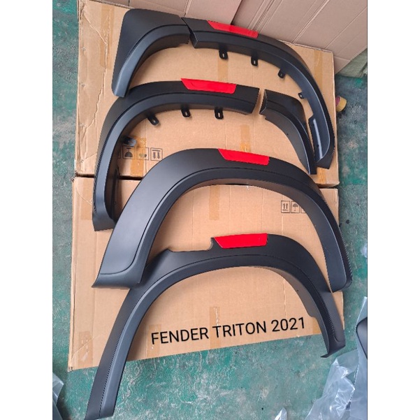 OVER FENDER ALL NEW TRITON 2021-2022 ( ABS PLASTIK IMPORT)