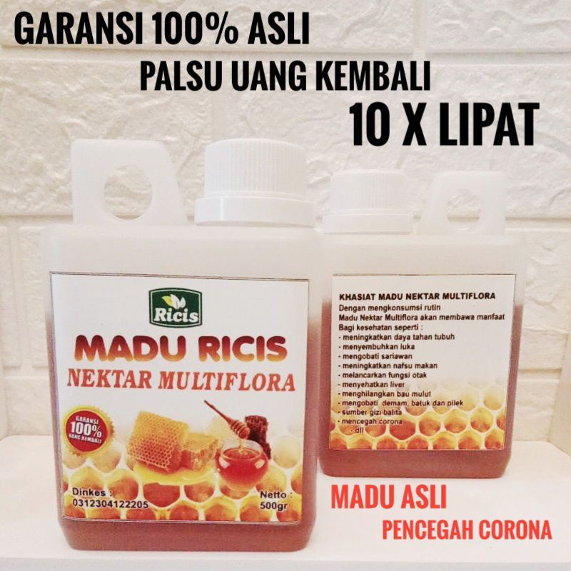 

PROMO HEMAT madu asli madu mentah madu ricis netto500 TERBARU