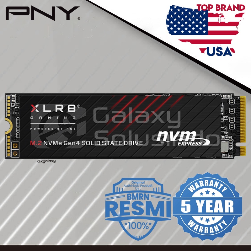 PNY XLR8 CS3040 1TB M.2 2280 NVMe PCie Gen4x4 SSD