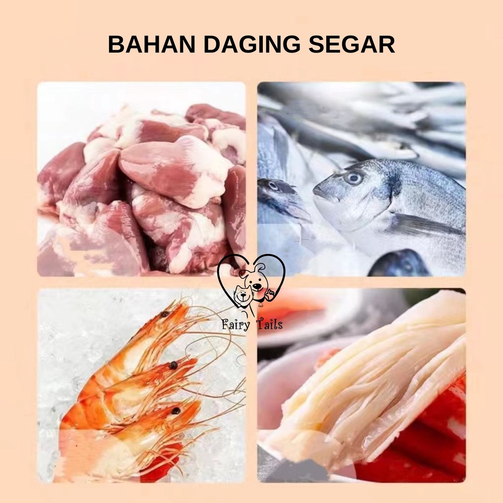 Makanan Basah Sup Kuah Daging dan Seafood Kaleng Untuk Kucing Anabul / Wet Canned Food Meat and Seafood Soup for Cat