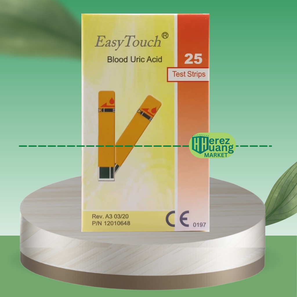 FAMILY EASY TOUCH URIN ACID Strip Test Asam Urat isi 25 Strips / Easytouch Asam Urat