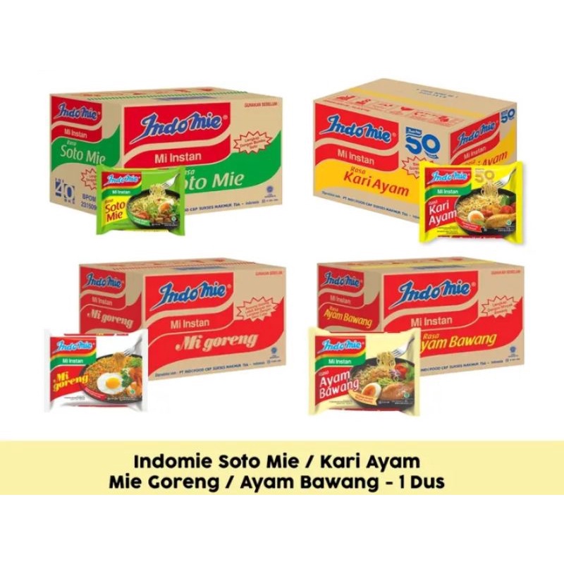 IndoMie instan 1dus