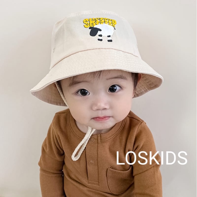 TOPI ANAK BABY KIDS TOPI BUCKET KARAKTER LOSKIDS