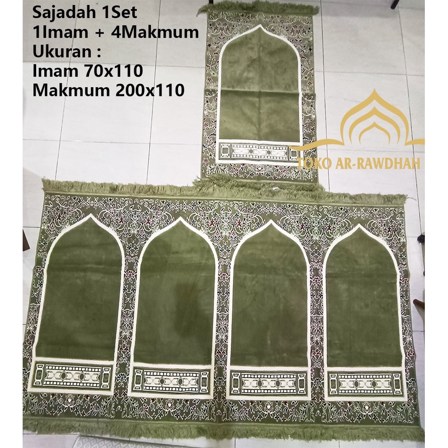 Sajadah Rawdah/Sajadah Raudah 1-Set Original Madinah