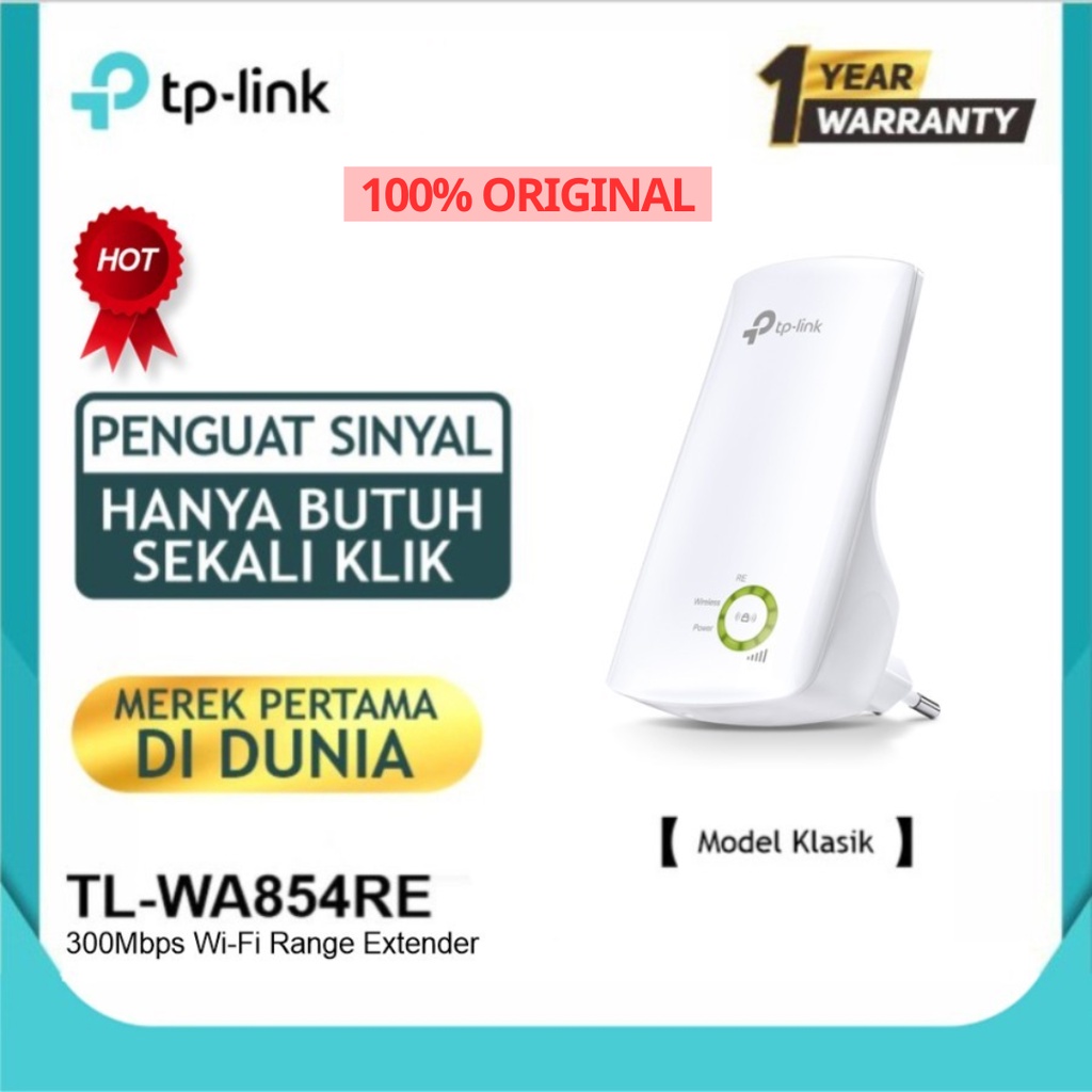 TP-Link TL-WA854RE Universal Wi-Fi Range Extender 300Mbps White