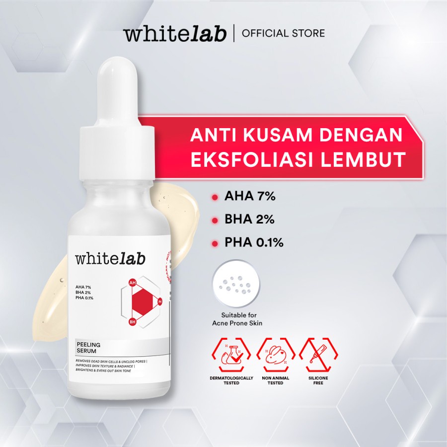 BISA COD -  WHITELAB PEELING SERUM AHA BHA PHA NIACINAMIDE - SERUM EKSFOLIASI WHITE LAB