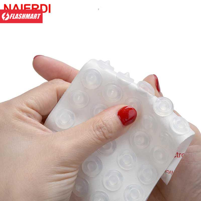 Flashmart Stiker Silikon Bumper Peredam Benturan Cylindrical 32 PCS - FZL11