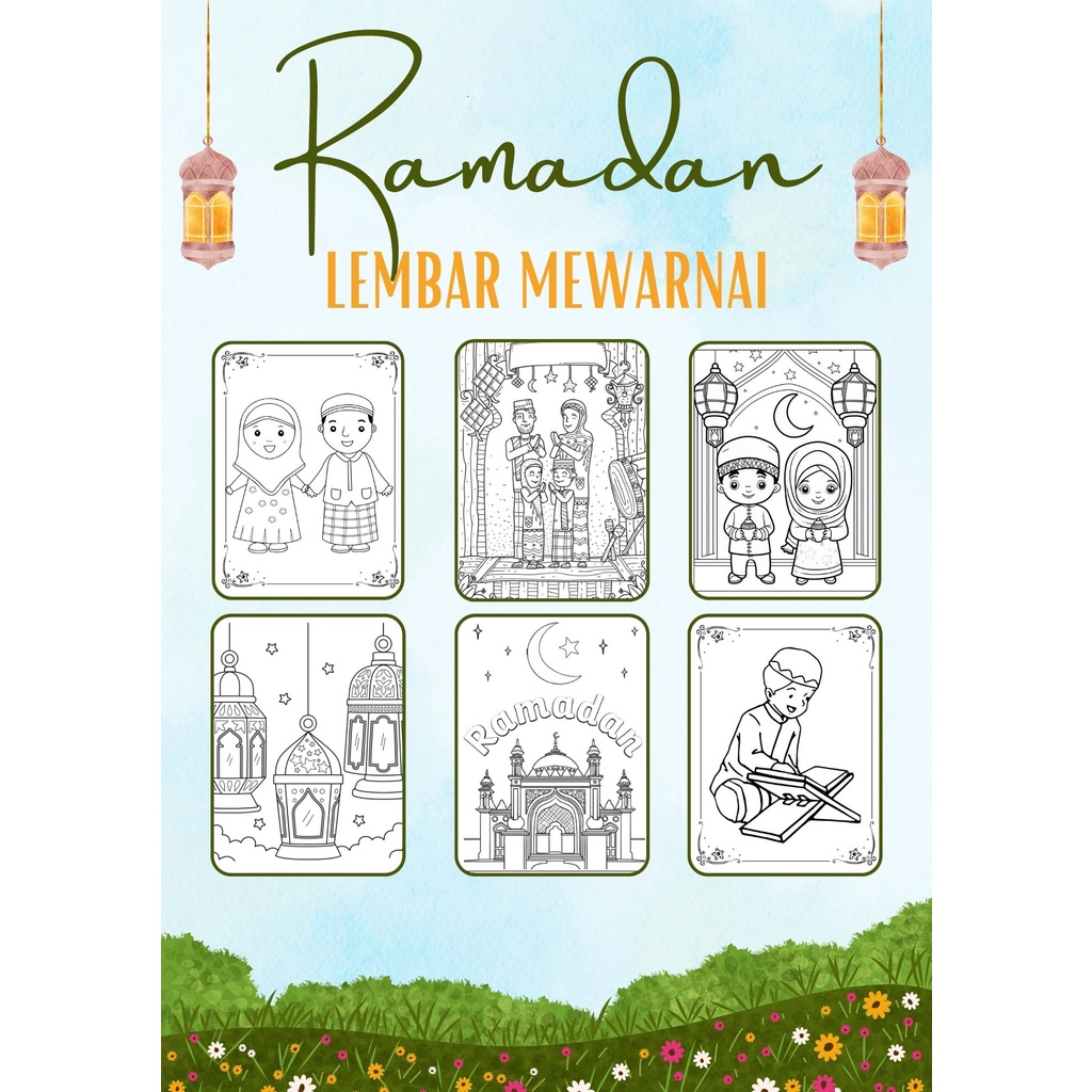 

135 LEMBAR MEWARNAI RAMADAN / RAMADAN COLORING PAGES
