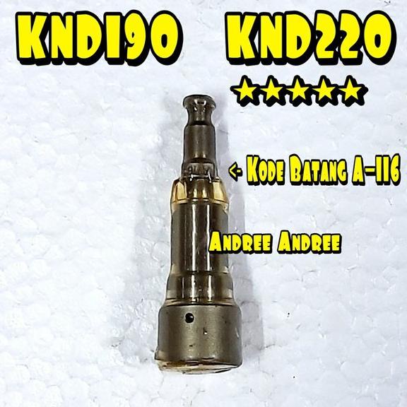 KND190 KND220 Plunger Assy - Isi Pompa Minyak Kubota KND-190 KND-220 KND 190 220 - A-116