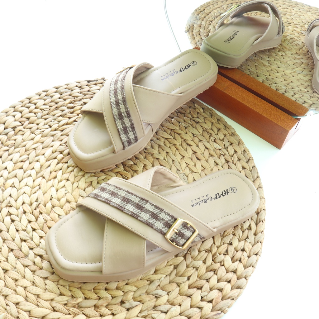 HMF Febryy Sandal FlipFlop Wanita JJ03