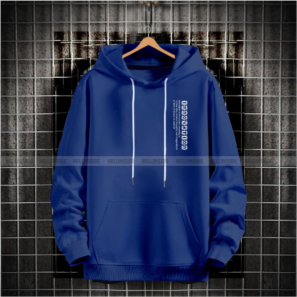 Sweater hoodie pria INNOVATION terbaru / hoodie pria kekinian kwalitas distro