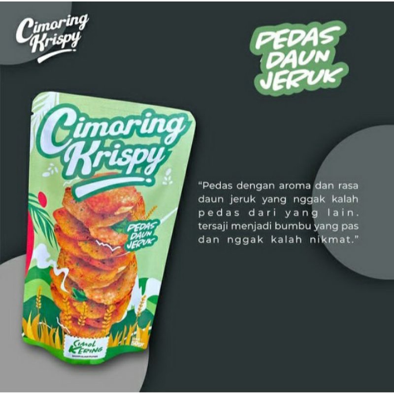 Cimoring Krispy 50gr || Cemilan kekinian || Cimol kering