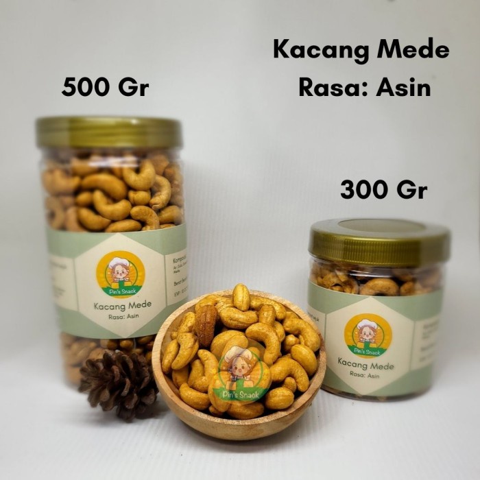 

Kacang Mede - Mede Cashew - Snack Cemilan Kacang Mede - Pin's Snack
