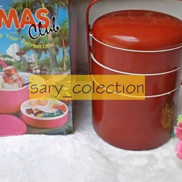 TREN TERBARU (Free buble wrap) Rantang piknik besar TAMAS