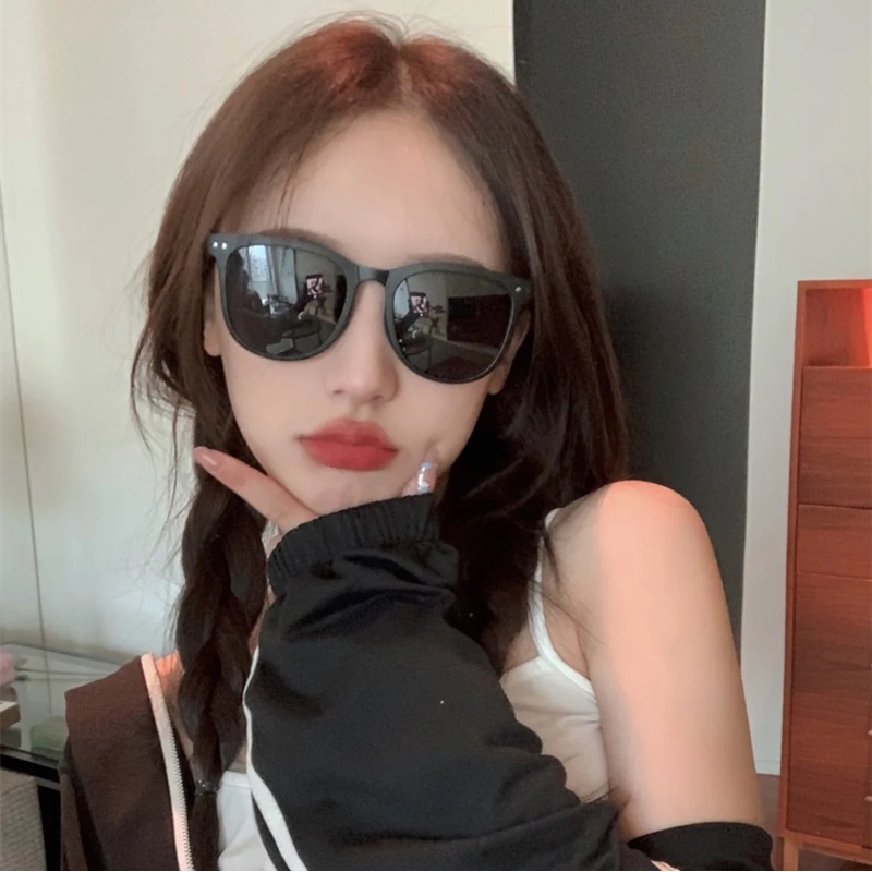 MMM Kacamata Hitam Wanita Lipat Korea Fashion 6680 Kaca Mata Gaya Pantai Terbaru Bisa di LIPAT Sunglasses Anti-UV Wanita Pria Import Kacamata Murah